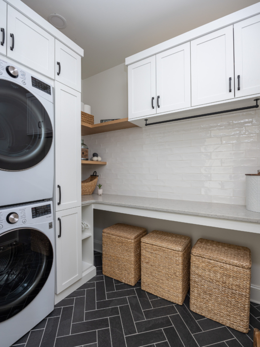 stackable washer and dryer laundry ideas
